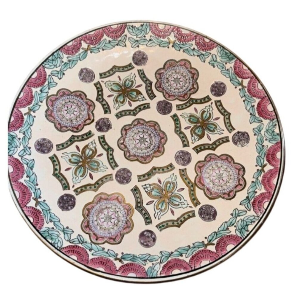 Classic Traditions Decorative Plate 12" Hand-Painted JCPenney Exclusive